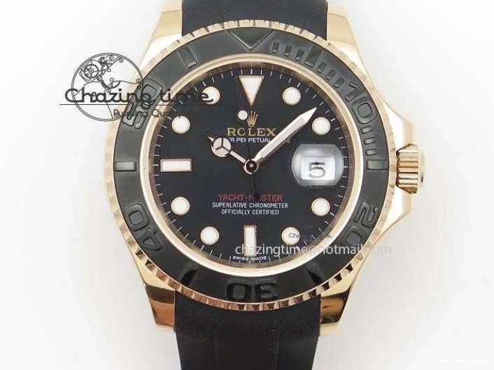 0517 Stretchable Daytona 116515 QF 1:1 Best Edition Black RG Dial on Oysterflex Rubber Strap SA 2273